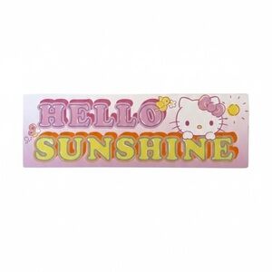 NWT Hello Kitty "Helly Sunshine" Box Sign Wall Art Decor